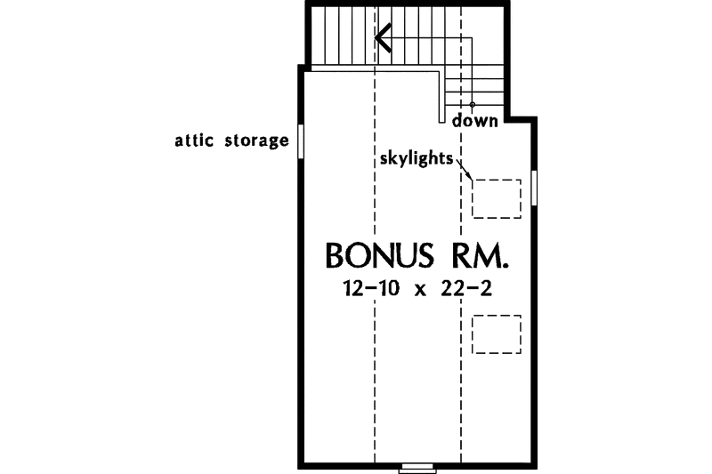 Home Plan - Floor Plan - Upper Floor for Traditional House Plan #929-320 - 3 bed, 2 bath