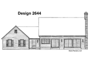 Colonial Style House Plan - 3 Beds 2.5 Baths 2185 Sq/Ft Plan #72-677 Exterior 