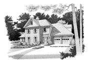 Colonial Style House Plan - 3 Beds 2.5 Baths 2333 Sq/Ft Plan #56-665 