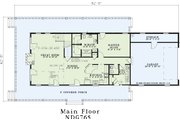 Traditional Style House Plan - 3 Beds 2.5 Baths 1860 Sq/Ft Plan #17-1163 Floor 