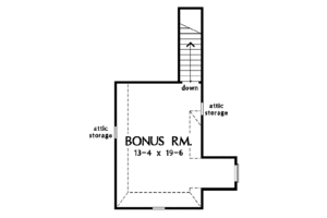 Floor Plan - Other Floor for Traditional House Plan #929-744 - 3 bed, 2.5 bath