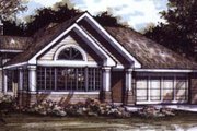 Bungalow Style House Plan - 1 Beds 2 Baths 1421 Sq/Ft Plan #320-386 