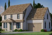 Colonial Style House Plan - 3 Beds 2.5 Baths 2050 Sq/Ft Plan #20-2249 