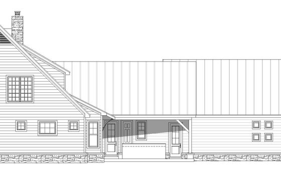 Exterior - Other Elevation for Country House Plan #932-66 - 6 bed, 4.5 bath