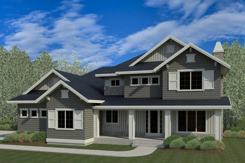 Home Plan - Traditional Exterior - Front Elevation Plan #920-80