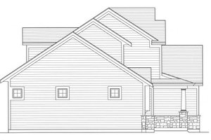 Exterior - Other Elevation for Country House Plan #46-519 - 3 bed, 2.5 bath