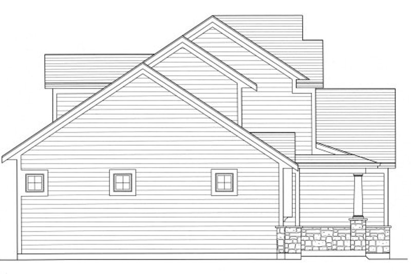 House Plan Design - Exterior - Other Elevation for Country House Plan #46-519 - 3 bed, 2.5 bath
