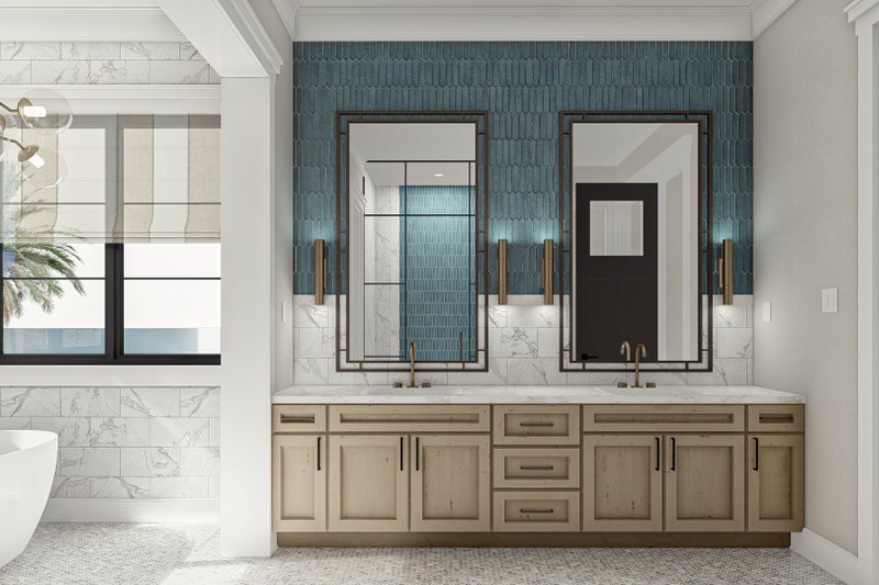 House Design - Interior - Master Bathroom for Beach House Plan #455-311 - 4 bed, 3.5 bath