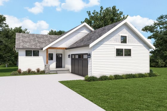 Craftsman Exterior - Front Elevation Plan #1070-124
