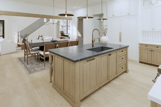 Interior - Kitchen 1 for European House Plan #1114-28 - 3 bed, 2.5 bath