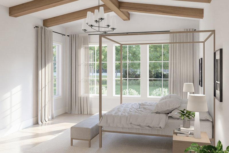 Dream House Plan - Interior - Master Bedroom for Farmhouse House Plan #1114-21 - 4 bed, 4.5 bath