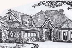 Traditional Exterior - Front Elevation Plan #310-833