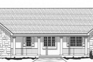 Ranch Exterior - Front Elevation Plan #67-756