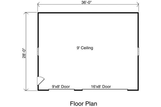 Floor Plan - Main Floor for Traditional House Plan #22-413, 0 bath