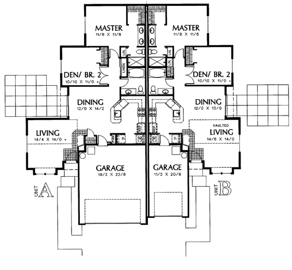 House Plan Design - Ranch Floor Plan - Main Floor Plan #48-753