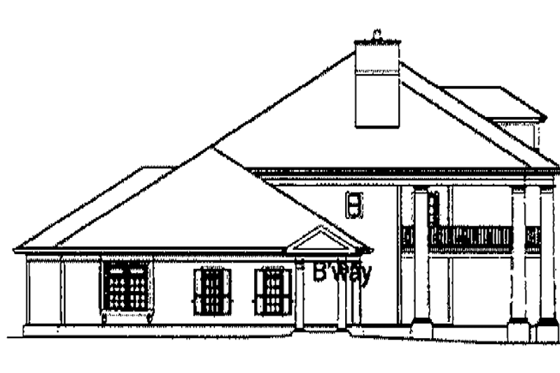 House Plan Design - Classical Exterior - Other Elevation Plan #71-146