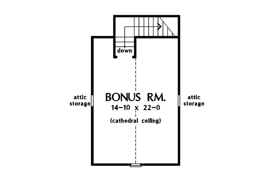 Floor Plan - Other Floor for Traditional House Plan #929-708 - 4 bed, 2 bath