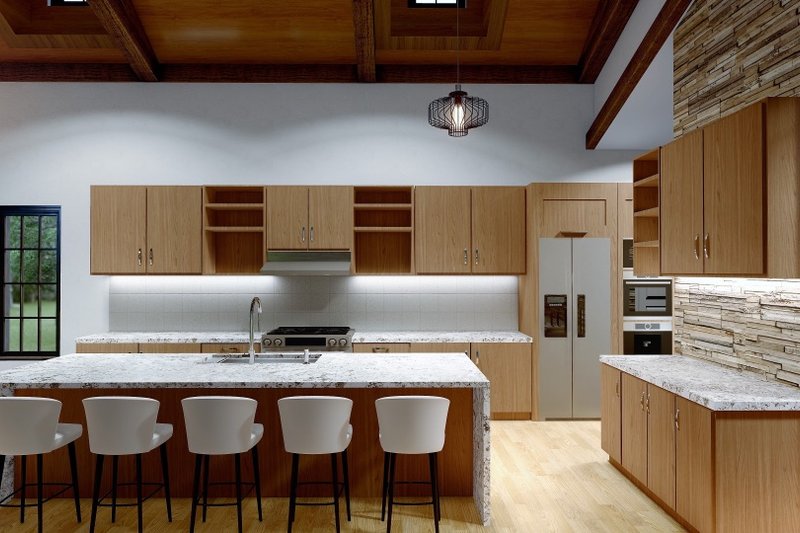 House Plan Design - Interior - Kitchen 2 for Farmhouse House Plan #54-454 - 3 bed, 3.5 bath