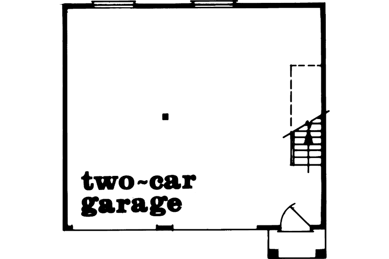 Dream House Plan - Floor Plan - Lower Floor House Plan #47-1077, 0 bath