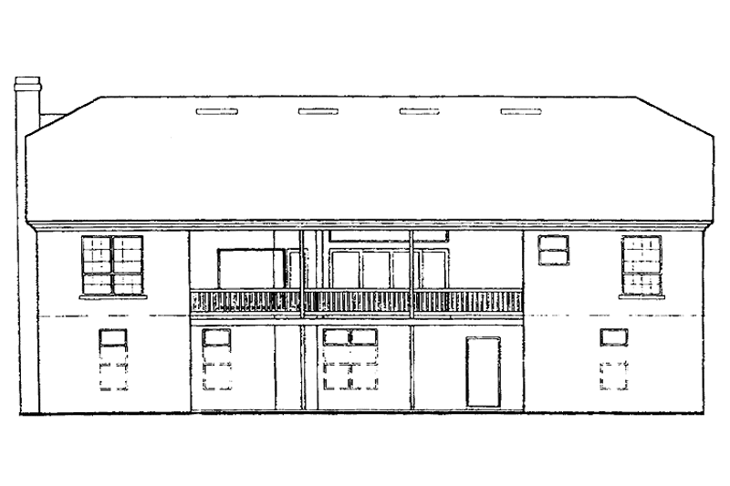 Dream House Plan - Exterior - Rear Elevation for Mediterranean House Plan #417-627 - 3 bed, 3 bath