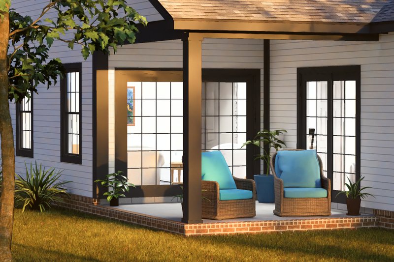 House Blueprint - Exterior - Other Elevation 8 for Cottage House Plan #513-2451 - 4 bed, 2.5 bath