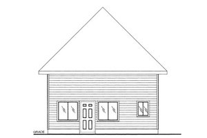 European Exterior - Front Elevation Plan #117-753