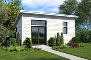 Contemporary Style House Plan - 0 Beds 1 Baths 276 Sq/Ft Plan #48-1025 