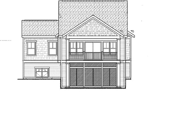 Exterior - Other Elevation for Traditional House Plan #928-116 - 5 bed, 4 bath