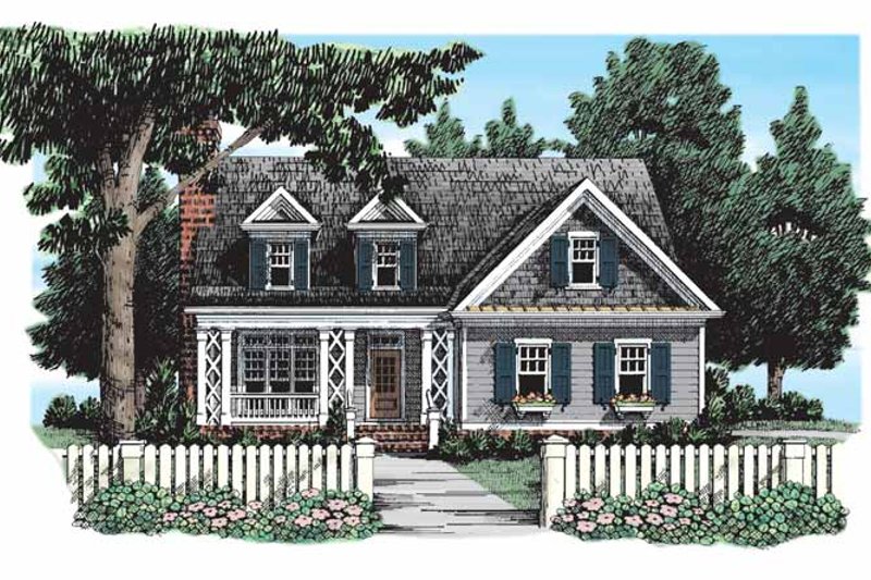 Architectural House Design - Country Exterior - Front Elevation Plan #927-294