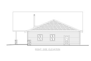 Exterior - Other Elevation 1 for Craftsman House Plan #117-1011 - 3 bed, 2.5 bath