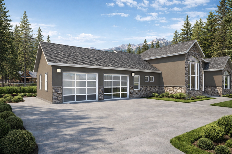 Dream House Plan - Exterior - Front Elevation 4 for European House Plan #1060-468 - 2 bed, 2 bath