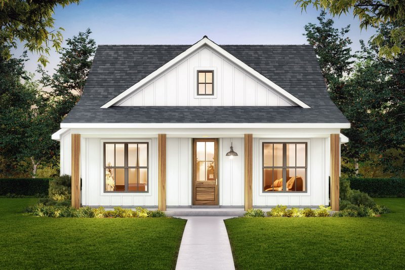 Architectural House Design - Farmhouse Exterior - Front Elevation Plan #1074-85