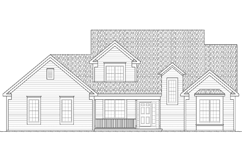 Home Plan - Colonial Exterior - Front Elevation Plan #328-370