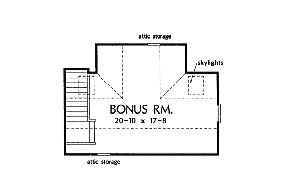 Floor Plan - Other Floor for Country House Plan #929-205 - 3 bed, 2 bath