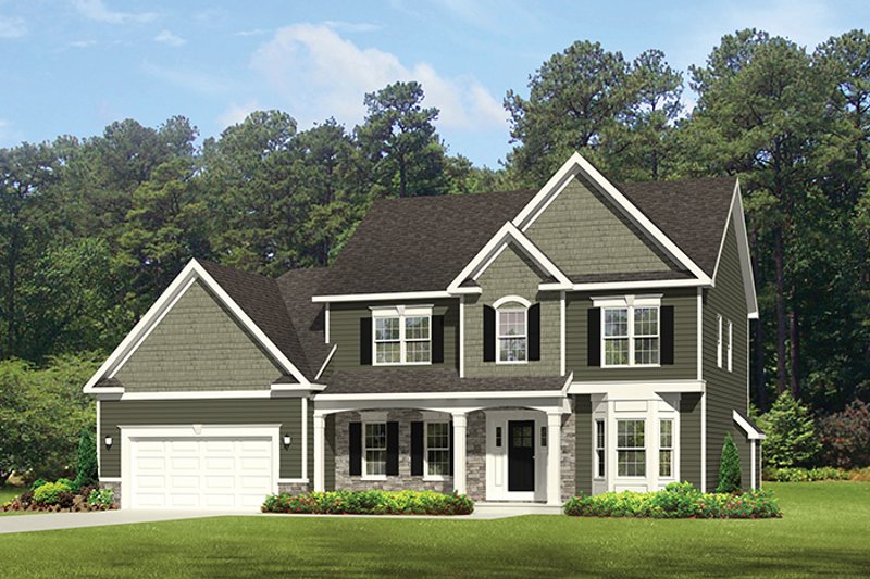 House Plan Design - Traditional Exterior - Front Elevation Plan #1010-125