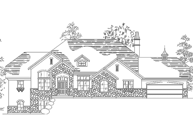Dream House Plan - Exterior - Front Elevation 3 for Country House Plan #945-42 - 6 bed, 5 bath