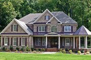 Colonial Style House Plan - 5 Beds 4.5 Baths 4464 Sq/Ft Plan #927-393 Exterior 