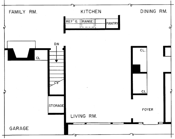 Architectural House Design - Country Floor Plan - Other Floor Plan #72-509