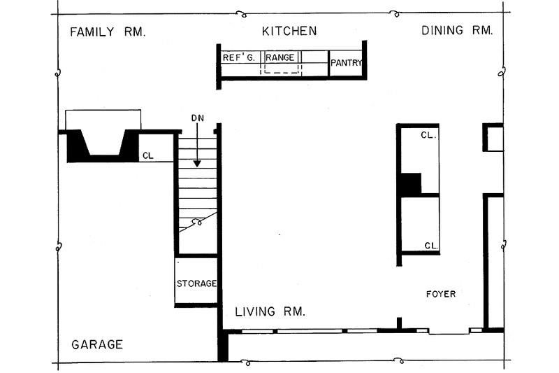 Home Plan - Floor Plan - Other Floor for Country House Plan #72-509 - 3 bed, 2.5 bath