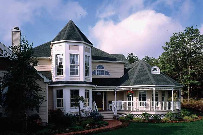 Home Plan - Exterior - Front Elevation 5 for Victorian House Plan #314-188 - 4 bed, 3 bath