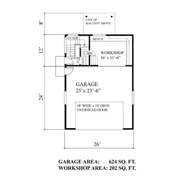 House Design - Bungalow Floor Plan - Main Floor Plan #118-132