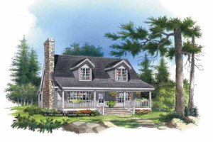 Country Exterior - Front Elevation Plan #929-143