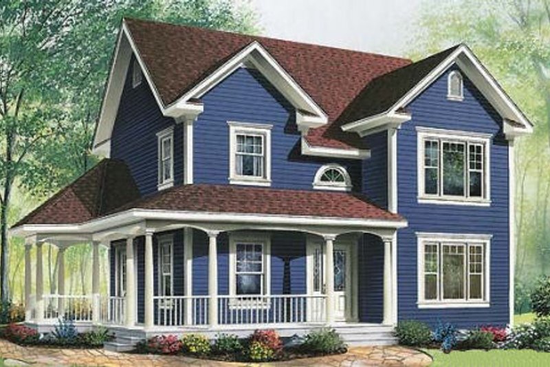 Home Plan - Cottage Exterior - Front Elevation Plan #23-521