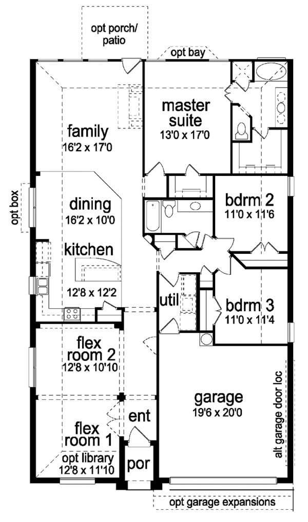 Dream House Plan - Traditional Floor Plan - Main Floor Plan #84-759