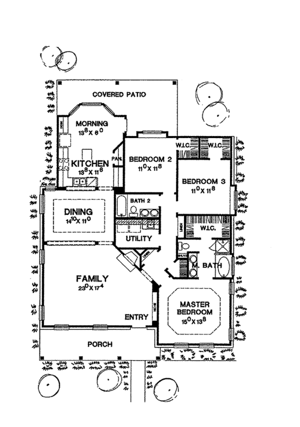Home Plan - Country Floor Plan - Main Floor Plan #472-409