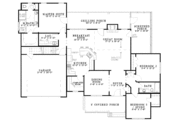 Country Style House Plan - 3 Beds 2 Baths 1923 Sq/Ft Plan #17-3160 