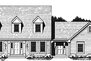 House Design - Colonial Exterior - Front Elevation Plan #1001-124