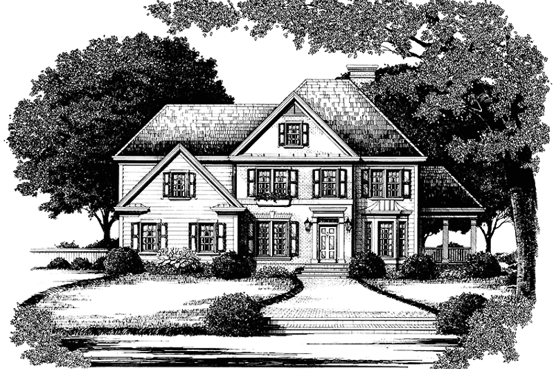 Dream House Plan - Contemporary Exterior - Front Elevation Plan #429-249