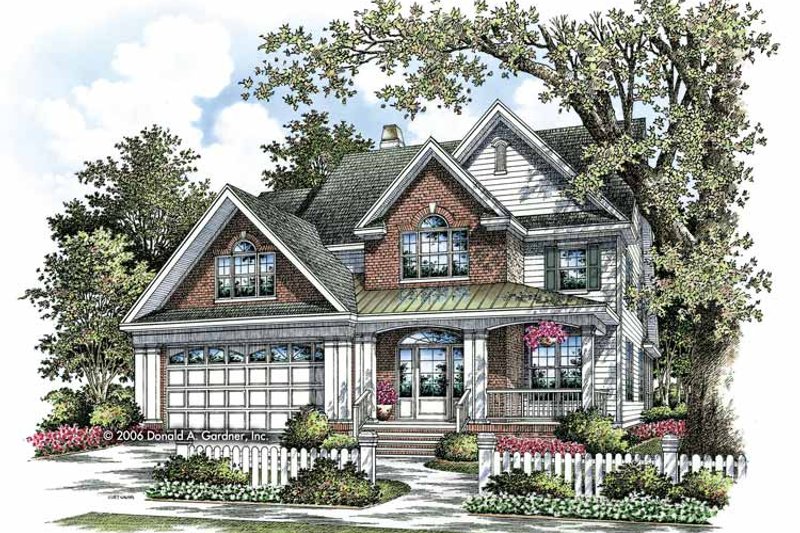 Home Plan - Exterior - Front Elevation 3 for Traditional House Plan #929-805 - 4 bed, 3.5 bath
