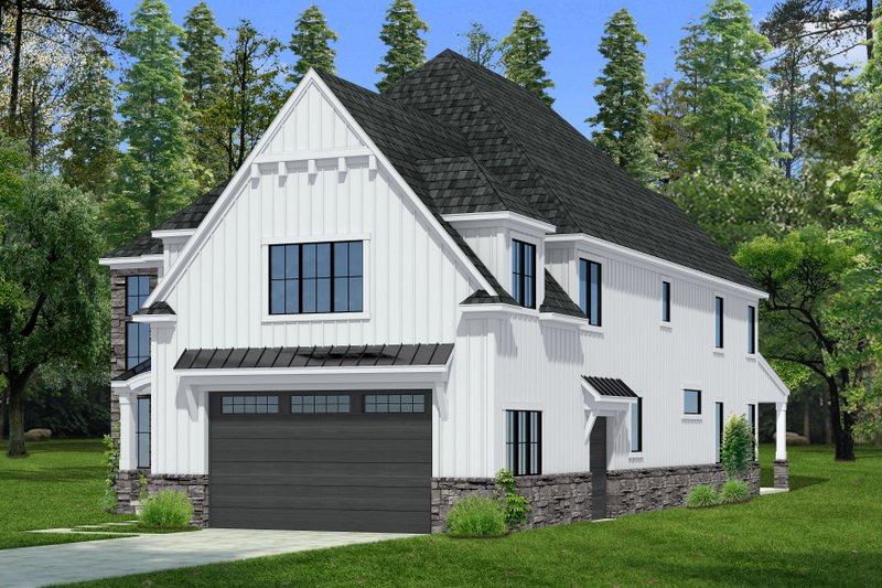 House Design - Exterior - Other Elevation for Traditional House Plan #1057-40 - 5 bed, 6 bath
